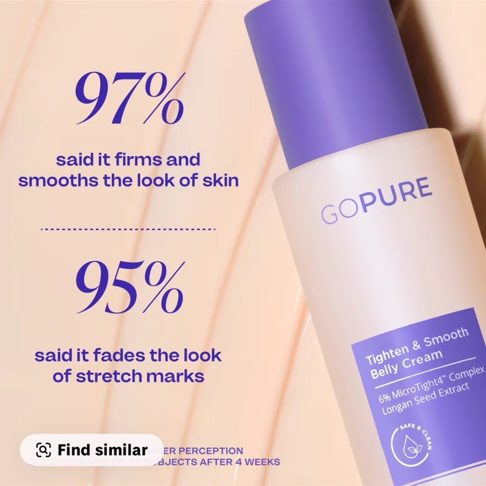 GoPure Tighten & Smooth Belly Cream - Picture 2 of 8